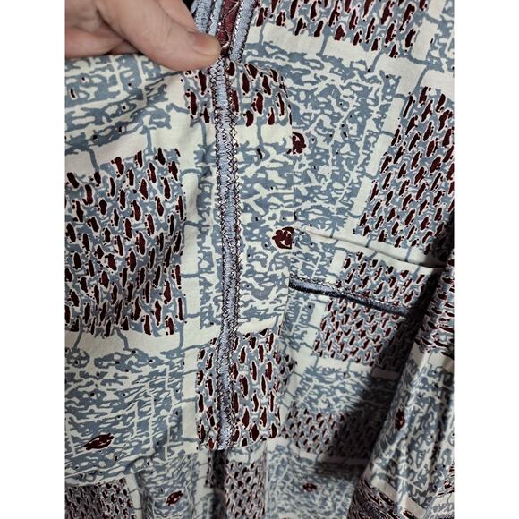 D.D. Africa Women's Geometric Embroidered Short Sleeve Blouse Size - Picture 5 of 8